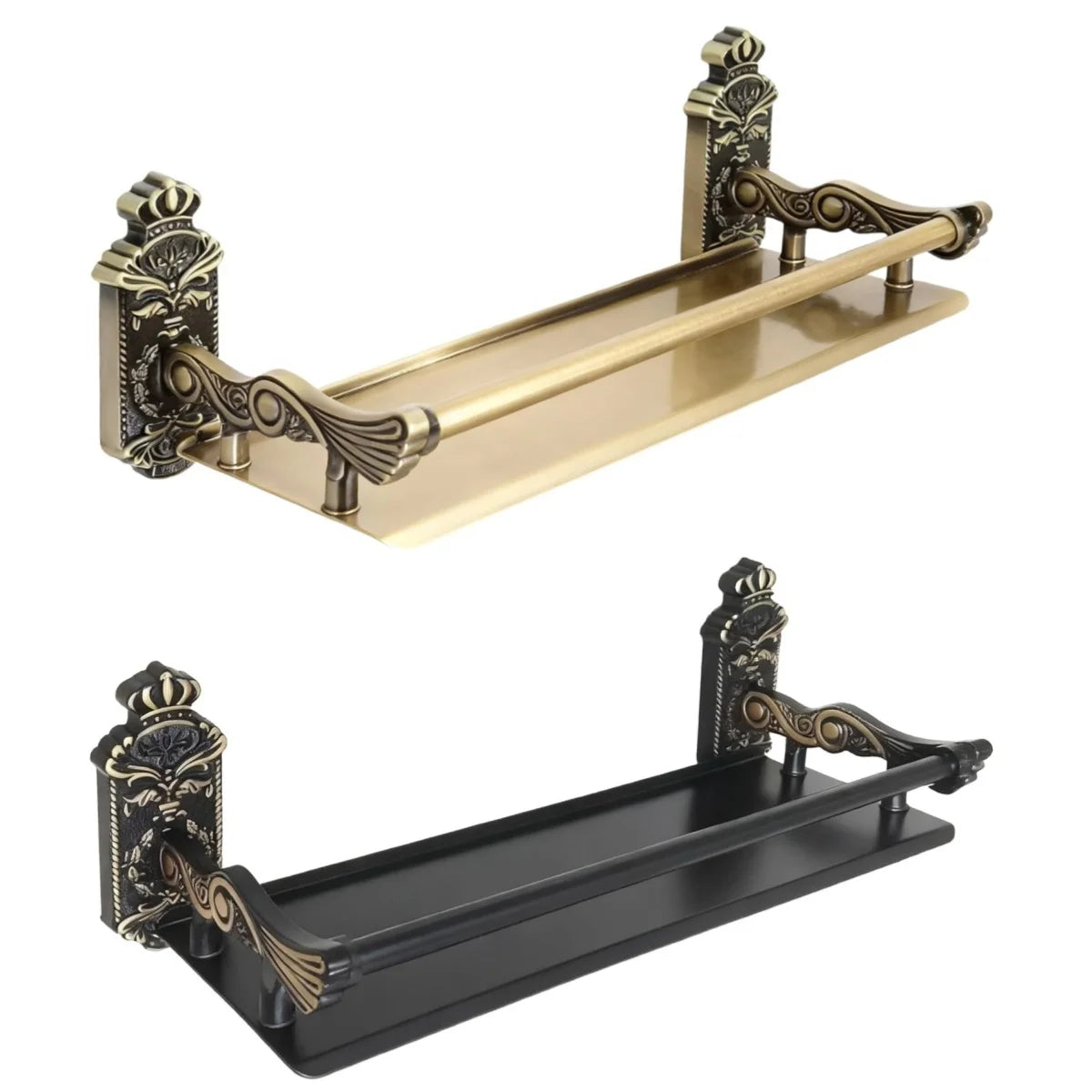 Étagère Reggia, style baroque, métal