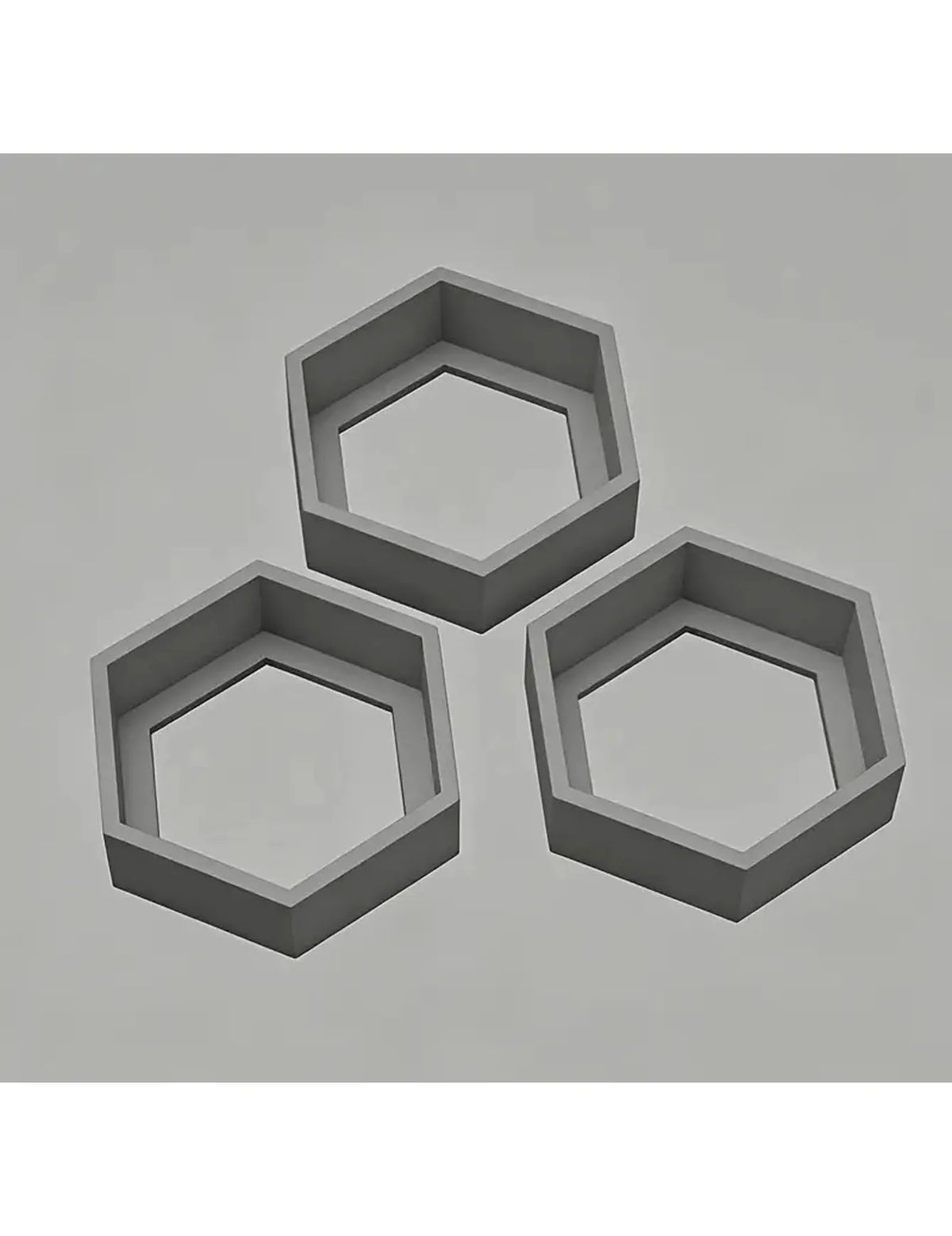 Étagères hexagonales Esa, lot de 3