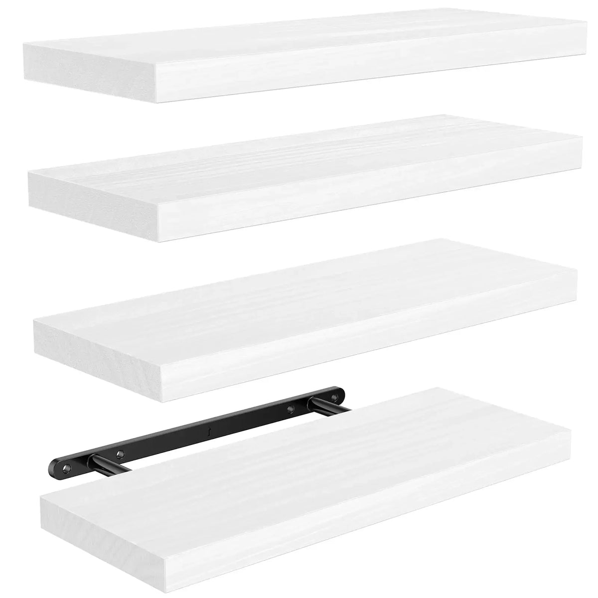 Étagères flottantes Quattro, lot de 4