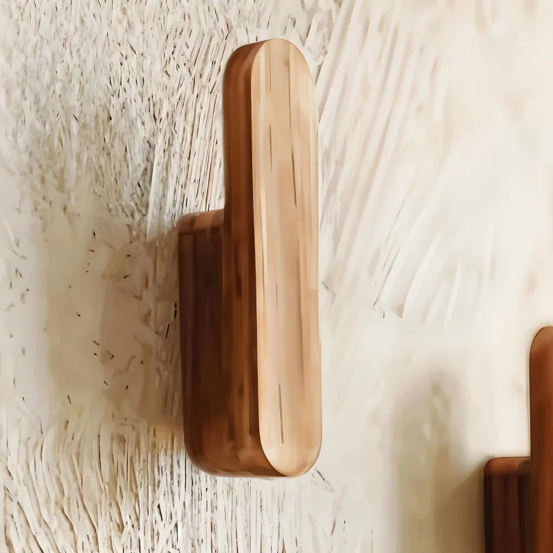 Patères en bois Nido, lot de 4 ou 8, vue 2