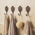 Patères vintage Fiora, zinc ouvragé, lot de 4 à 8, vue 2