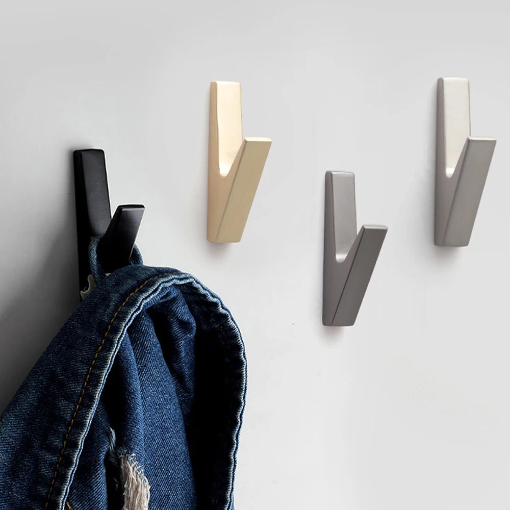 Patères design Vela, aluminium mat, lot de 4 à 8, vue 3