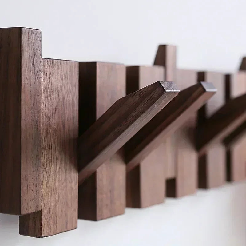 Porte-manteau mural Tasto, touches de piano en bois massif, vue 5