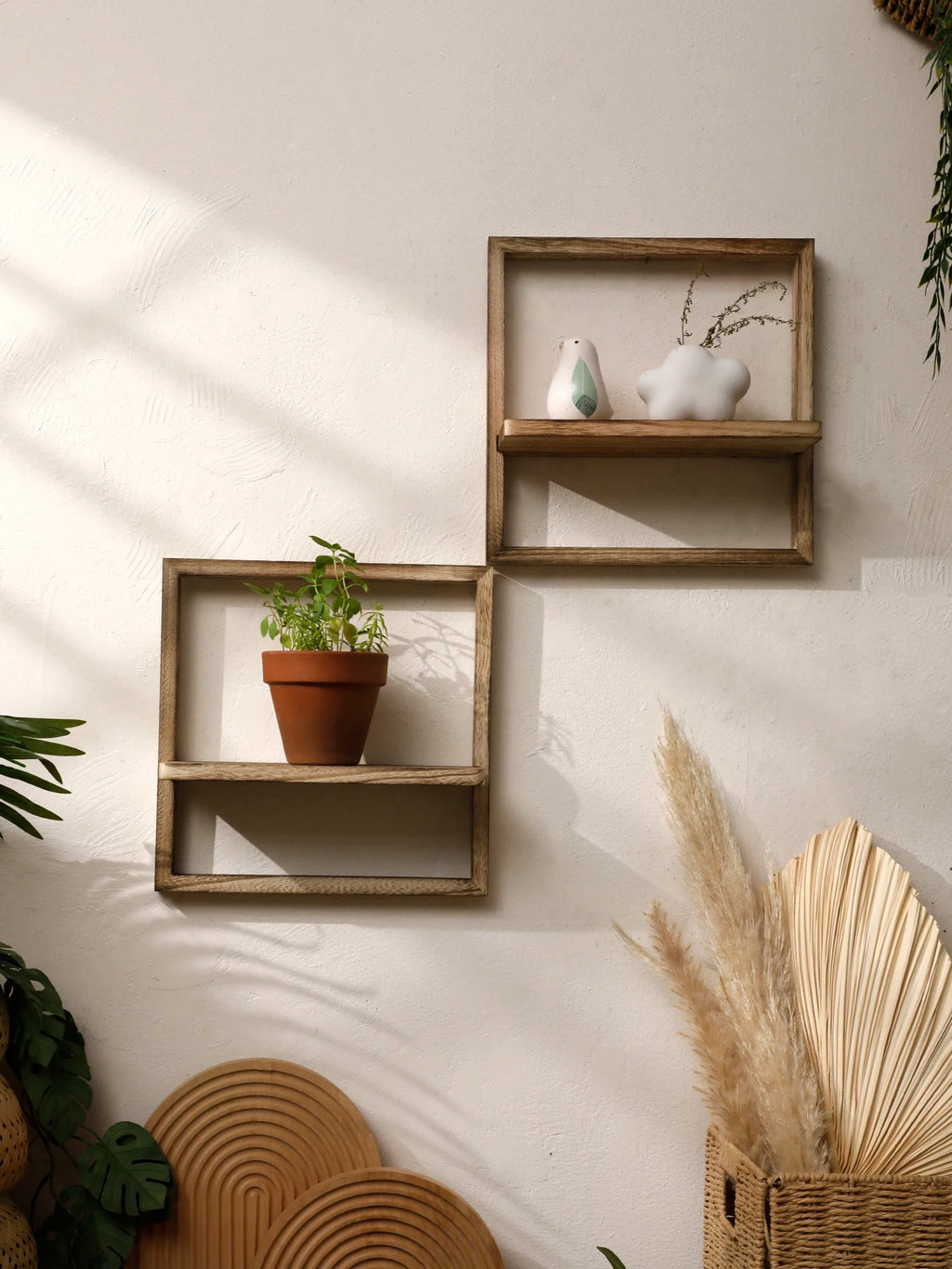 Étagère Piana, plateau carré noir pour plantes, vue 3