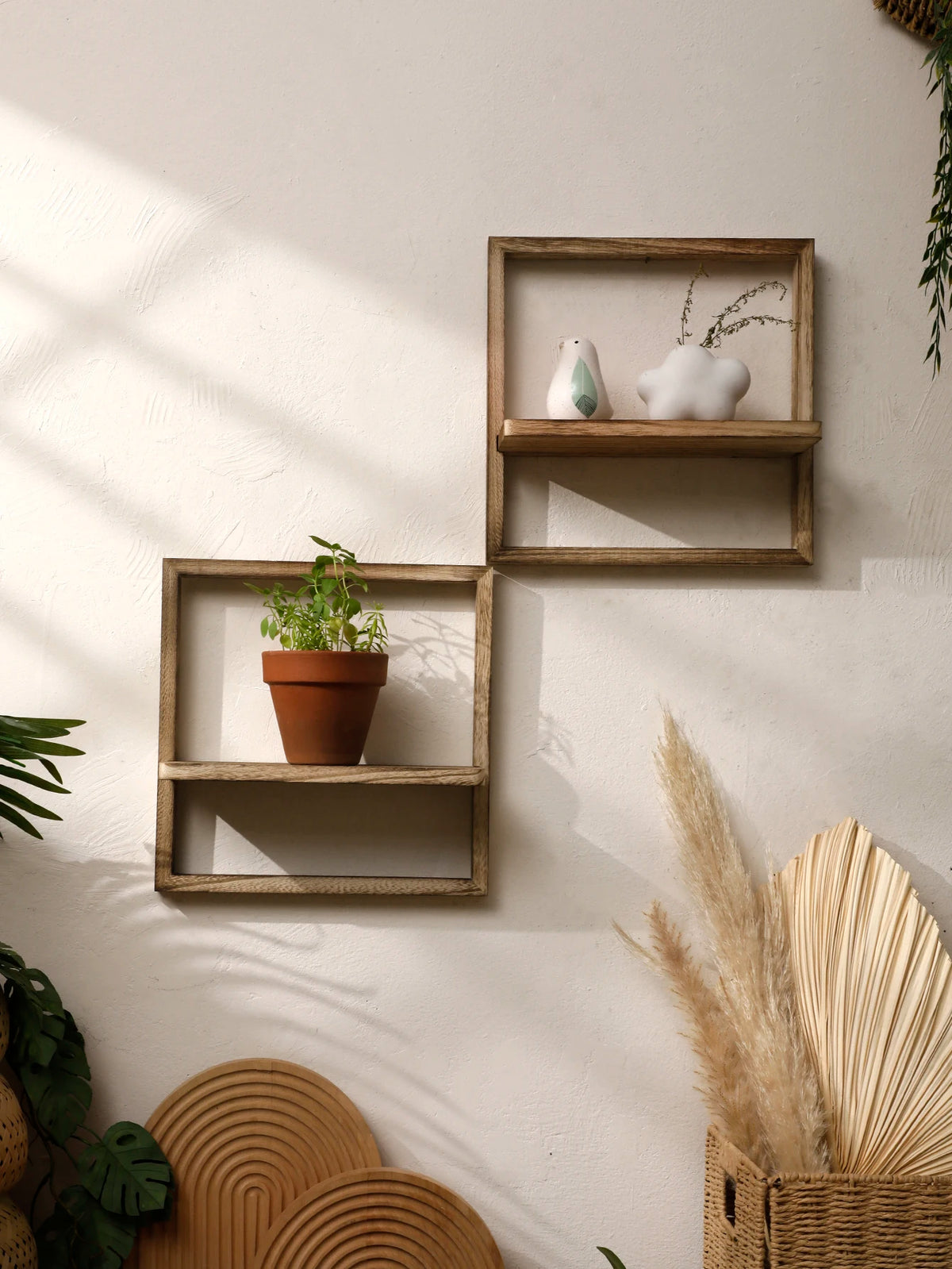 Étagère Piana, plateau carré noir pour plantes, vue 3