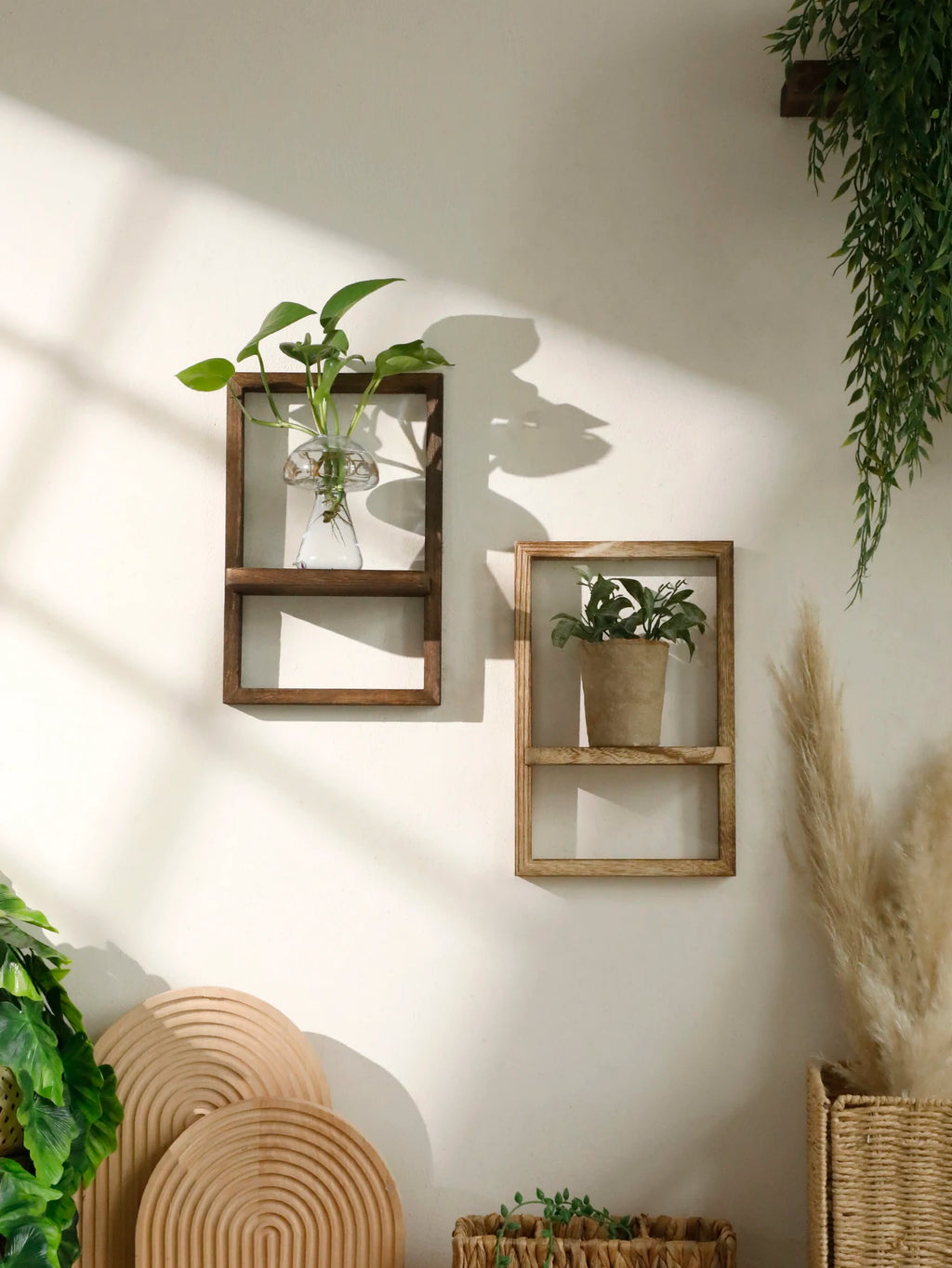Étagère Piana, plateau carré noir pour plantes, vue 5