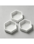 Étagères hexagonales Esa, lot de 3