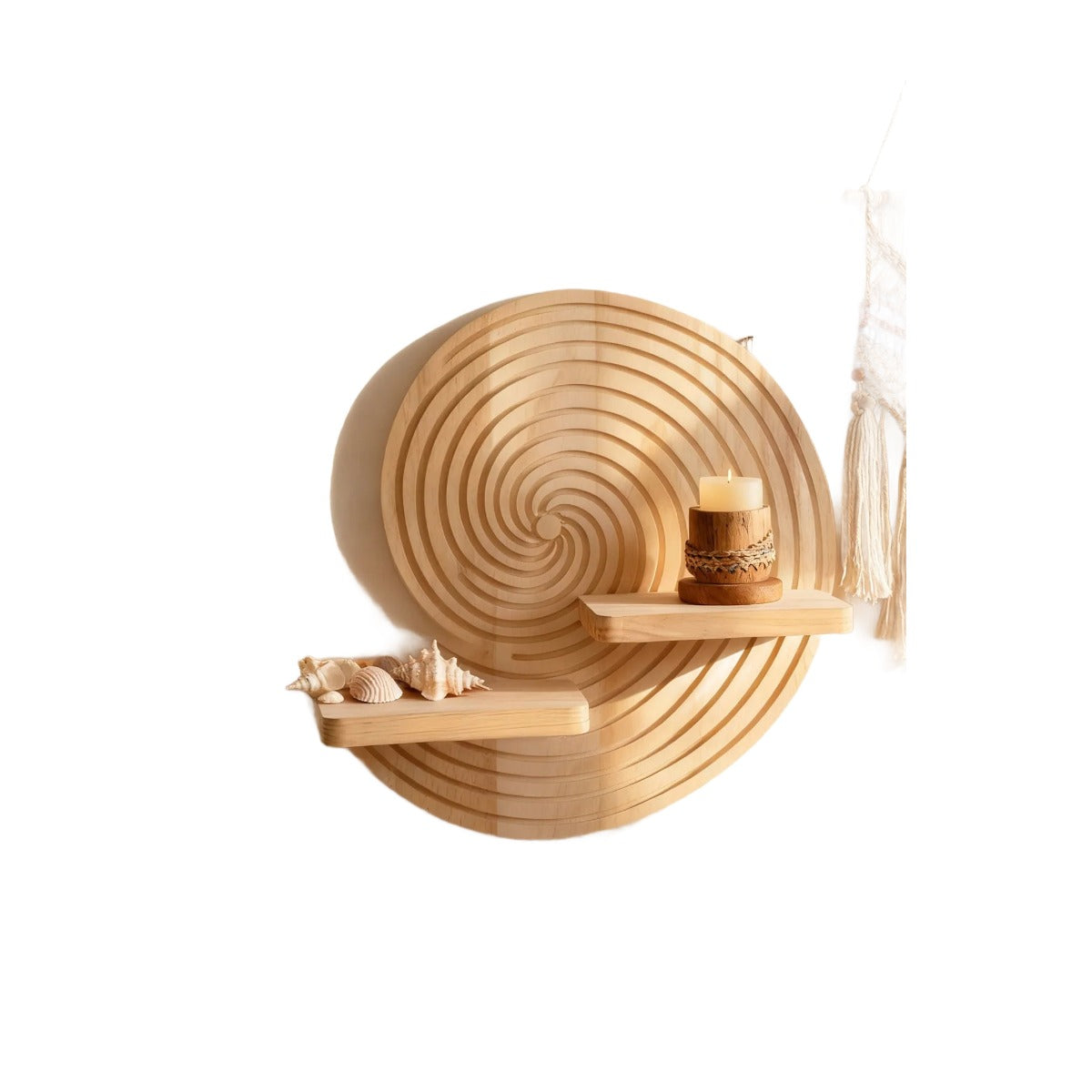Étagère murale Conchiglia en bois